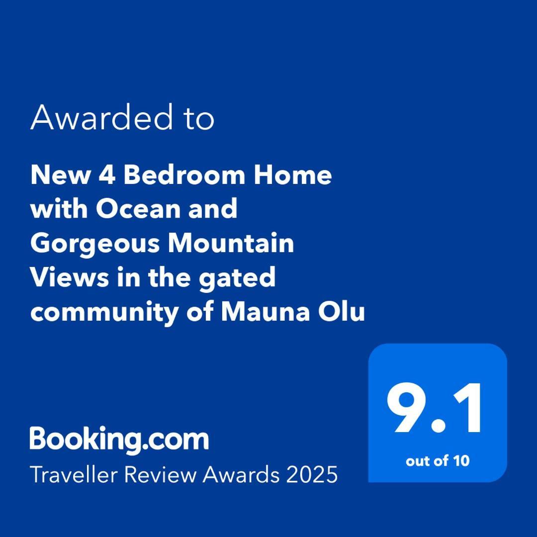New 4 Bedroom Home With Ocean And Gorgeous Mountain Views In The Gated Community Of Mauna Olu Waianae 외부 사진